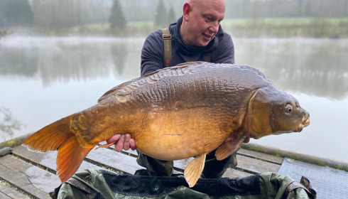 A 44 lb carp from La Fonte, Liam Wadey, Apr 2023