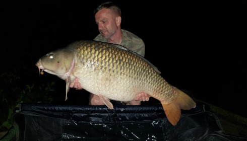 A 29 lb 12 oz grass carp from La Fonte, Rob Avery, Jul 2019