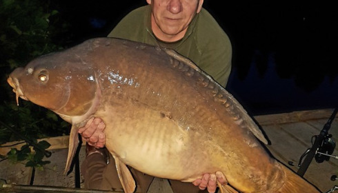 A 34 lb 5 oz carp from La Fonte, Anthony Milton, Jul 2017