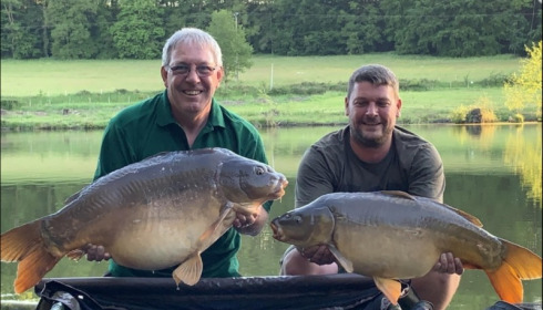 A 42 lb 2 oz carp from La Fonte, Ian Bowen, May 2019
