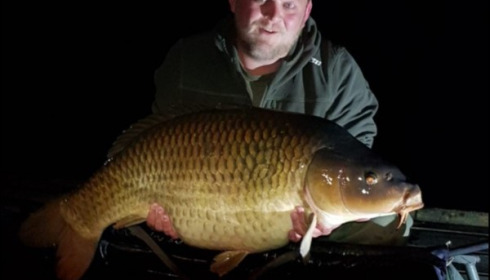 A 45 lb carp from La Fonte, Todd, Jun 2018