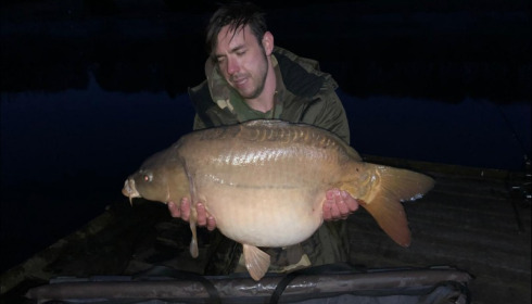 A 45 lb 3 oz carp from La Fonte, John Cooke, Apr 2019