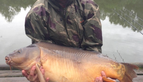 A 32 lb 3 oz carp from La Fonte, Tony Garner, Jul 2016