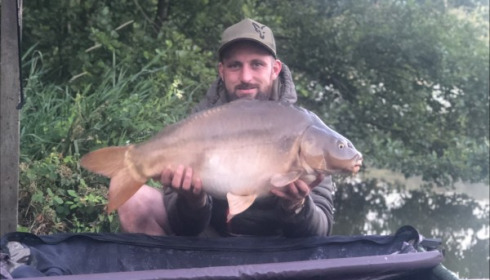 A 33 lb carp from La Fonte, Adam Pike, Jul 2019