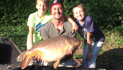 A 33 lb carp from La Fonte, Steven Dawson, Jun 2017