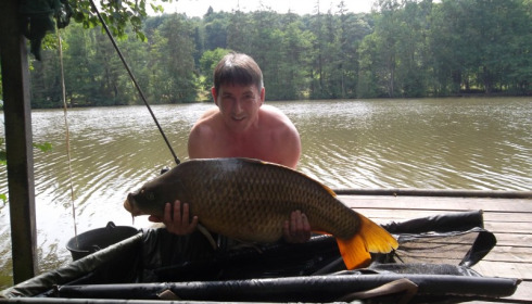 A 34 lb carp from La Fonte, Stuart McRae, Jul 2016
