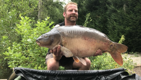 A 47 lb carp from La Fonte, Charles Searle , Aug 2018