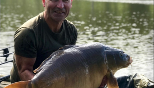 A 35 lb 10 oz carp from La Fonte, Oct 2019