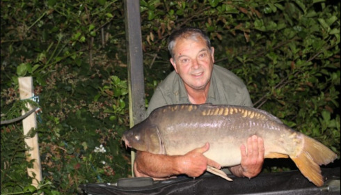 A 39 lb 15 oz carp from La Fonte, Robin, Aug 2019