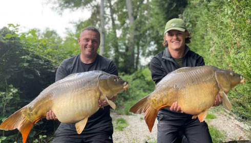 A fish from La Fonte, Double runs from peg 3, Aug 2021