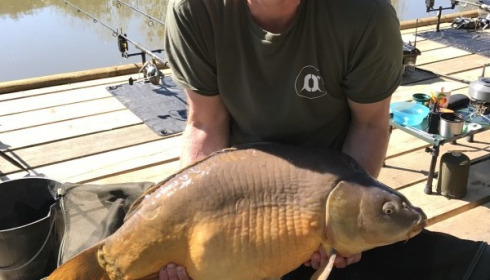 A 36 lb 3 oz carp from La Fonte, Colin Leadbetter, Apr 2017
