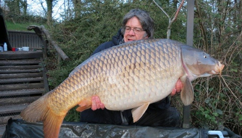 A 42 lb carp from La Fonte, Jim Kelly, Apr 2016