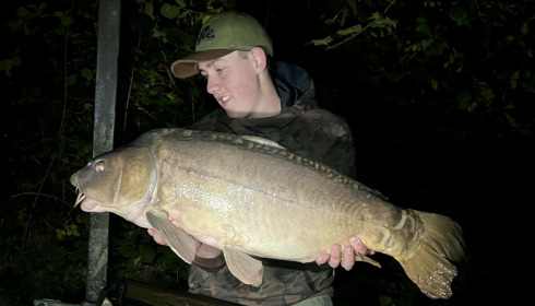 A 26 lb 12 oz carp from La Fonte, Matthew Hall, Oct 2021