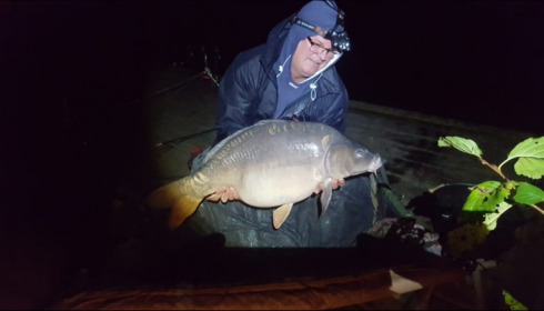 A 39 lb 9 oz carp from La Fonte, Matthew Cullen, Oct 2019