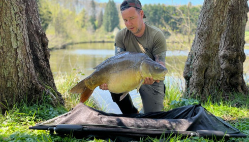 A 32 lb carp from La Fonte, Stewart Willmer, Apr 2023