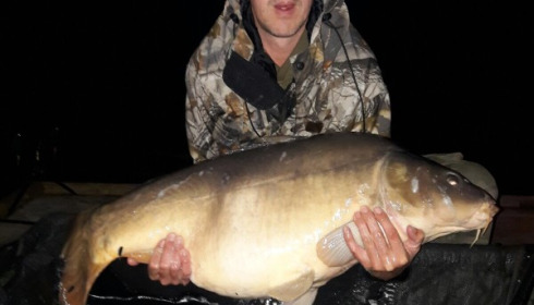 A 39 lb carp from La Fonte, Paul Evans, Sep 2017