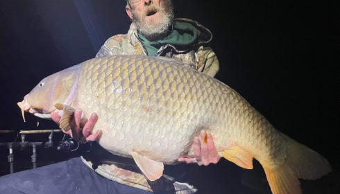 A 57 lb 12 oz fish from La Fonte, Common new PB, Oct 2021
