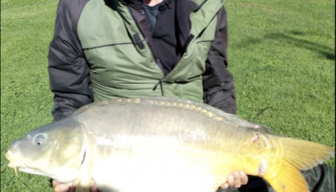 A 40 lb 3 oz carp from Landes, Gary parker, Jun 2019
