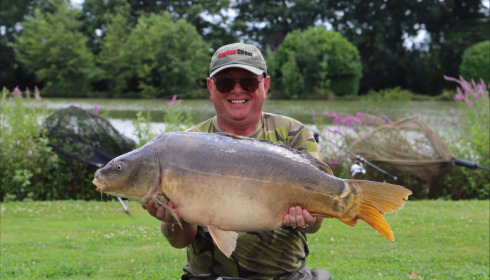 A 35 lb 8 oz carp from Landes, David Robinson, Jun 2018