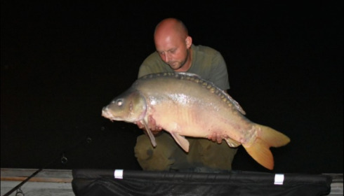 A 31 lb carp from Landes, Rodney Underwood, Aug 2019