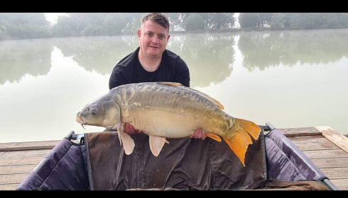 A 34 lb carp from Landes, Mark Hoggins, Oct 2022