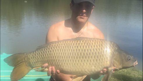 A 21 lb 5 oz carp from Landes, Chris Palmer, Jul 2018