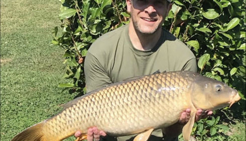 A 20 lb 14 oz carp from Landes, Chris Palmer, Jul 2018
