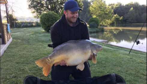 A 37 lb 2 oz carp from Landes, Ryan, May 2019