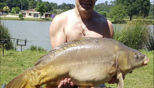 A 24 lb carp from Landes, Chris Palmer, Jul 2018