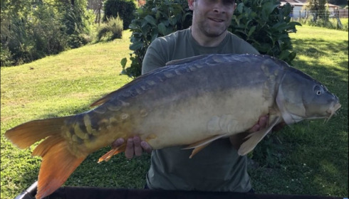 A 23 lb carp from Landes, Chris Palmer, Jul 2018