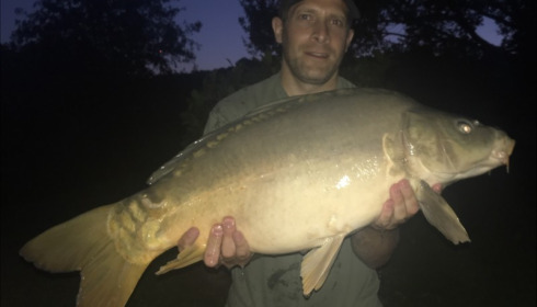A 24 lb 1 oz carp from Landes, Chris Palmer, Jul 2018