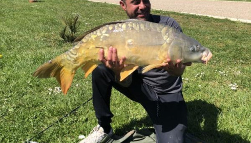 A 35 lb 3 oz carp from Landes, Jemal Hussein, Mar 2018