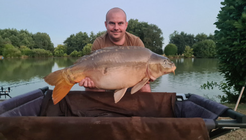 A 33 lb 10 oz carp from Landes, Shaun Cowley, Jul 2022