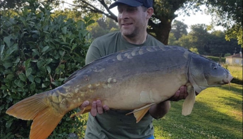 A 24 lb 12 oz carp from Landes, Chris Palmer, Jul 2018