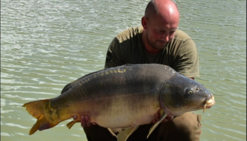 A 33 lb 5 oz carp from Landes, Rodney Underwood, Aug 2019