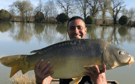 A 36 lb 5 oz carp from Landes, Jemal Hussein, Mar 2018
