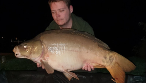 A 30 lb carp from Landes, Oct 2019