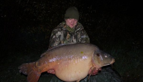 A 76 lb carp from Laroussi, Richard Ward, Nov 2010