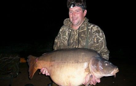 A 66 lb carp from Laroussi, Sep 2008