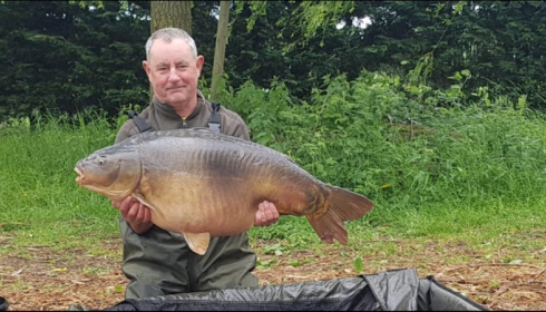 A 49 lb 8 oz carp from Laroussi, May 2019