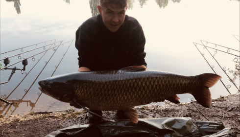 A 41 lb 2 oz grass carp from Laroussi, Tony Wright, Jun 2018