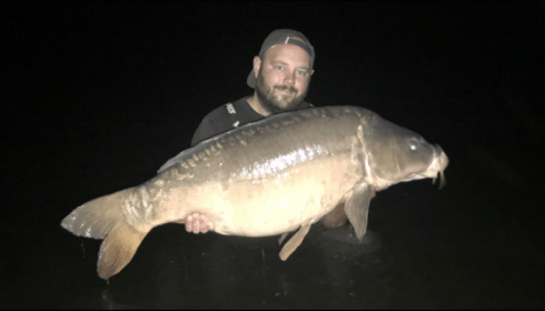 A 52 lb 8 oz carp from Laroussi, Sep 2018