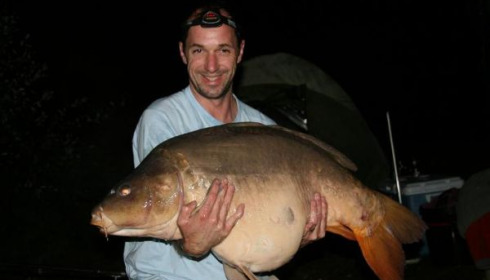 A 50 lb carp from Laroussi, Oct 2006