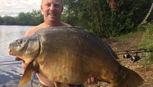 A 44 lb 10 oz carp from Laroussi, Paul Mersh, Jun 2017