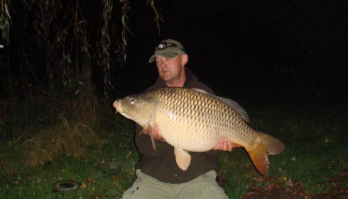A 35 lb carp from Laroussi, Oct 2008