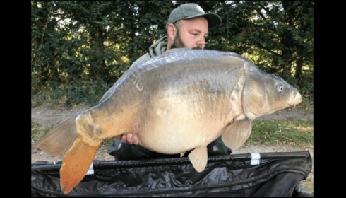 A 38 lb 9 oz carp from Laroussi, Sep 2018
