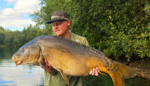 A 50 lb carp from Laroussi, Aug 2023
