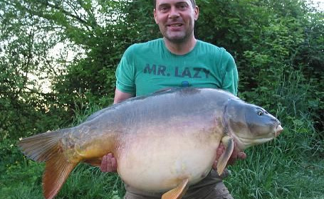 A 49 lb 4 oz carp from Laroussi, May 2008