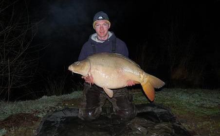 A 46 lb 8 oz carp from Laroussi, Mar 2008