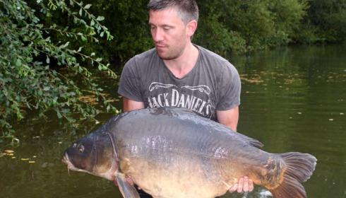 A 53 lb carp from Laroussi, Lee, Sep 2015